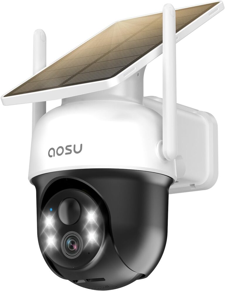 AOSU Solar Camera Security Outdoor Review