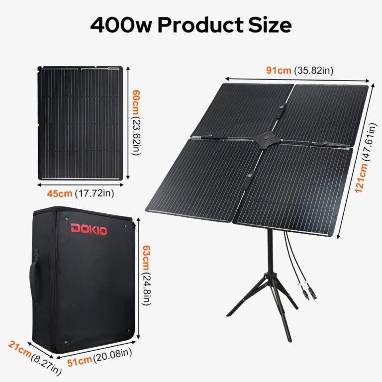 DOKIO 2PCS 400 Watt Solar Panels Review
