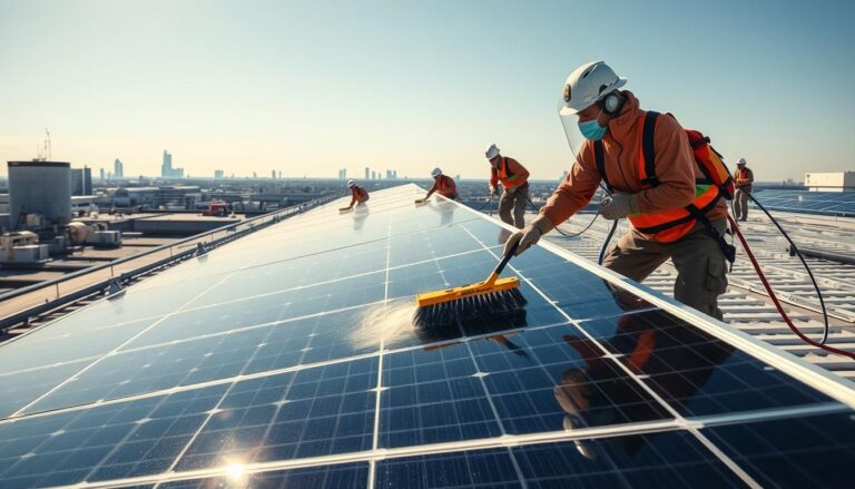 solar panel cleaning aurora il