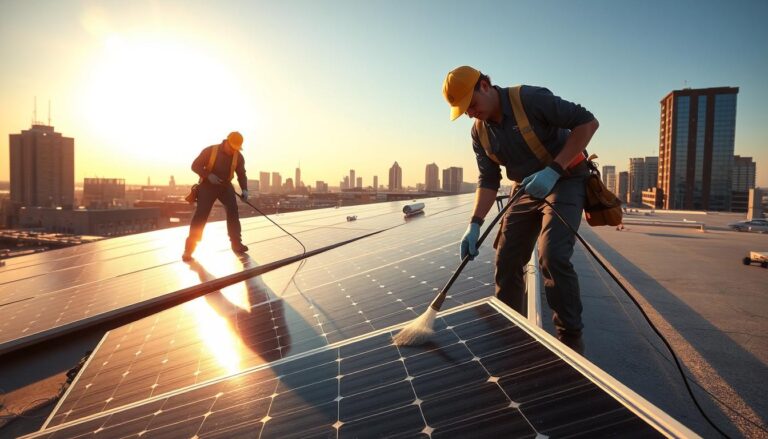 solar panel cleaning davenport ia