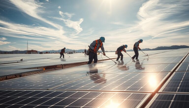 solar panel cleaning sparks nv