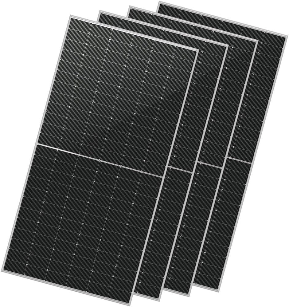 SUNGOLDPOWER 16BB N-Type 10PCS 460W Bifacial PERC Solar Panel Monocrystalline,High Efficiency Solar Panel for Charging Station,Rooftop,Household,Marine,RV,On/Off Grid Solar system(10pcs 460W Bifacial)
