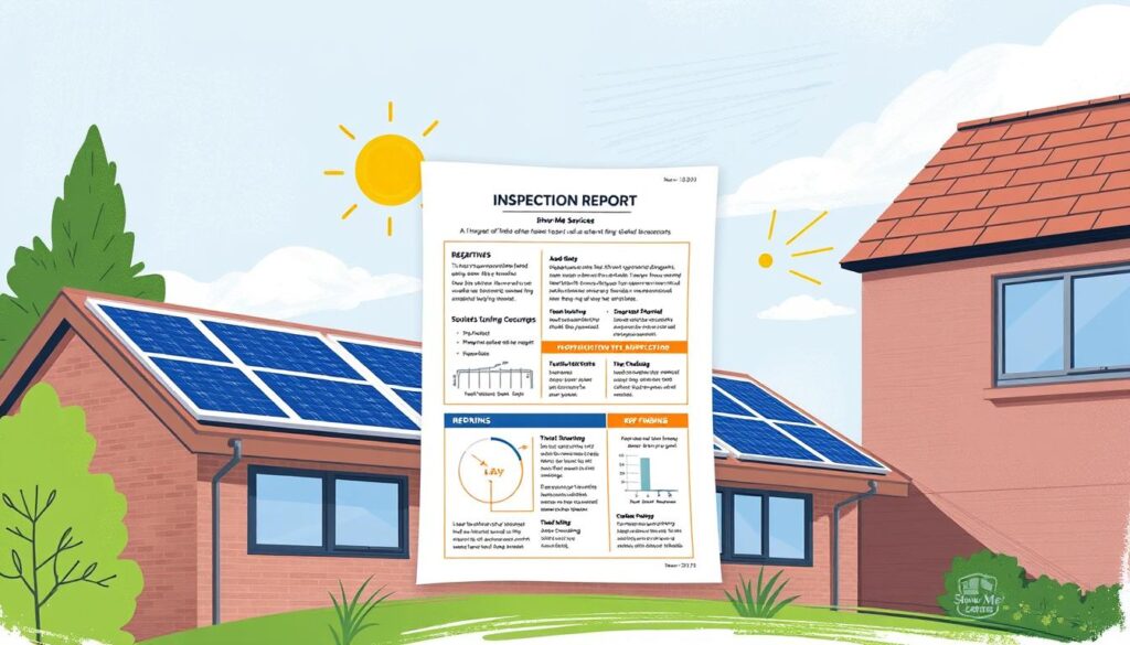 An image of Show-Me Solar Services' inspection report