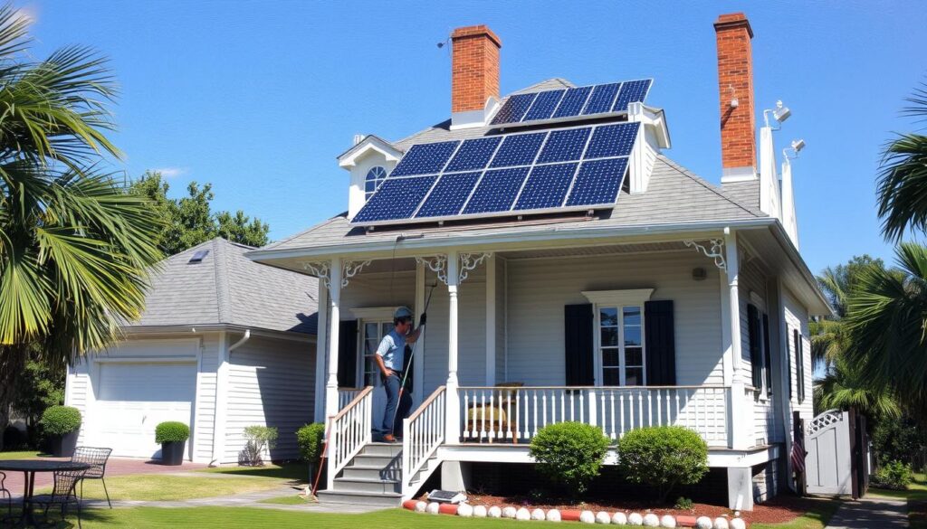 Professional solar panel cleaning assessment services in New Orleans