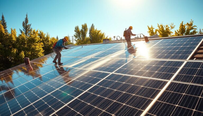 solar panel cleaning meridian id