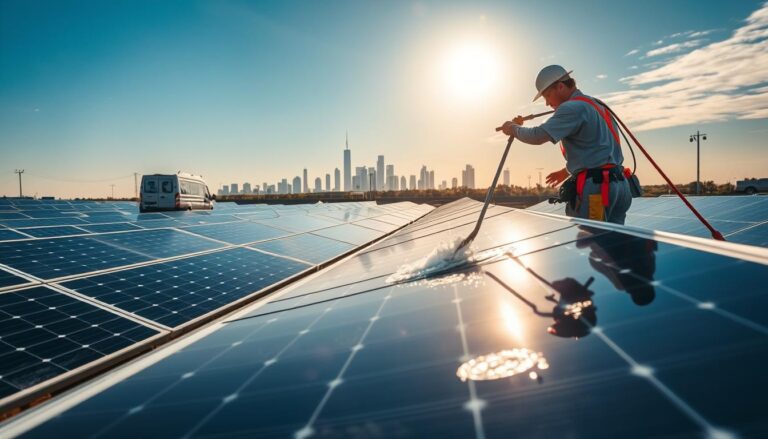 solar panel cleaning mobile al