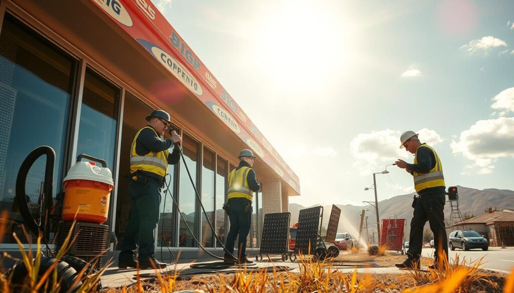 Image of Rapid City Solar Cleaning Specialists at work
