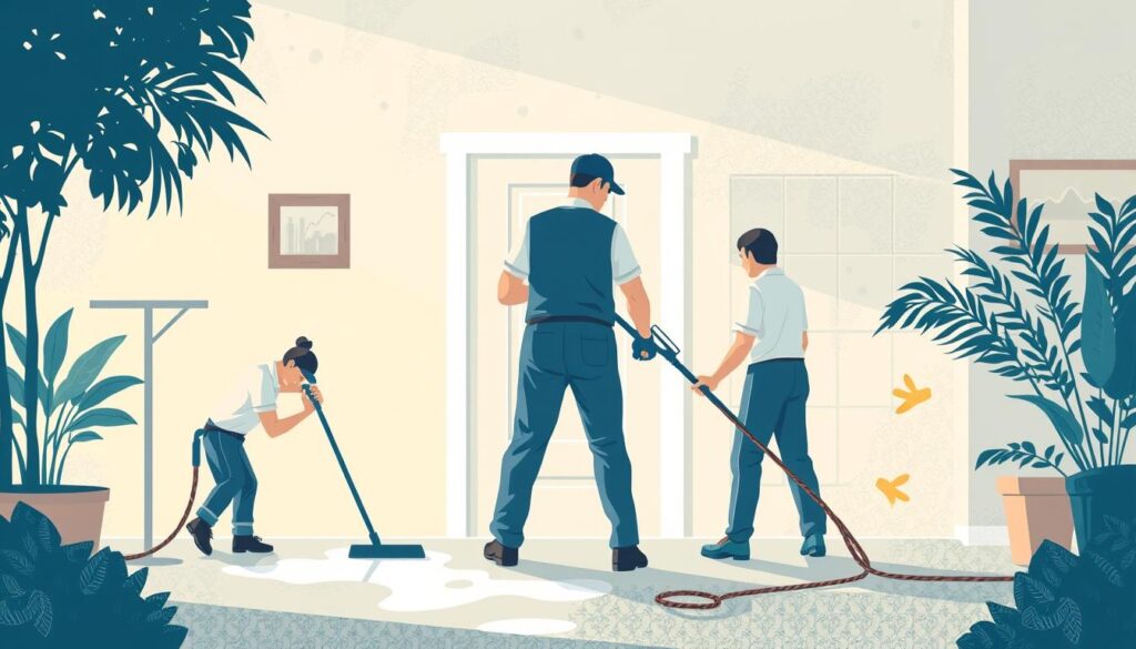 Image of Sound Cleaning Residential Services technicians at work