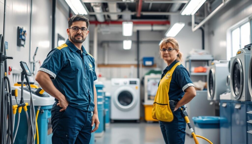 Image of Sunshine Cleaners Pro's equipment and uniform