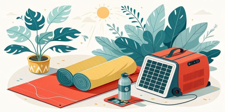 Solar Generators for Outdoor Yoga and Fitness
